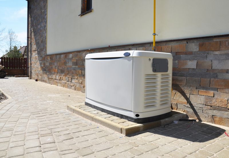 Home with Fully Installed Backup Generator